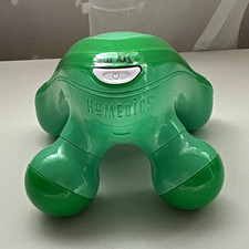 HoMedics NOV-17 Mini Handheld Vibrating Massager, 4-Head, Green, Battery picture