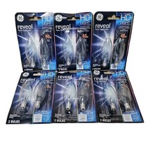 GE REVEAL HD PURE CLEAN LIGHT 40W Dimmable Candelabra BC type Total 12 Bulbs picture