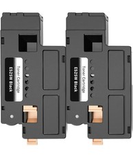 2 Pack Compatible E 525 Toner Cartridge for Dell E525DW E525W 525W 525 525DW picture
