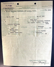 JAMES STEWART EARLY LEGAL SIGNATURE ON HISTORIC ORIG 1936 MGM PERSONNEL DOCUMENT picture