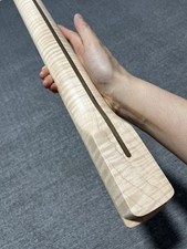 New Stainless Large 22Fret Natural color satin Flame maple Electric guitar neck picture