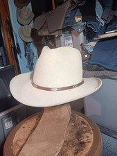 Stetson Giant Used 7  3/8 Silver Belly 4x picture