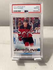 2019-20 Upper Deck - Young Guns Jack Hughes #201 (RC) picture