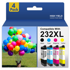232XL Ink Replacement for Epson XP-4200 XP-4205 WF-2930 WF-2950 Printer (4-Pack) picture