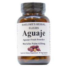 Aguaje Fruit Powder |  650 mg | 60 Vegi- Capsules | Glass Bottles | Stearate Fre picture