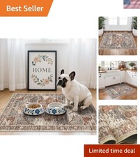 Washable 2x3 Area Rugs - Large Boho Rugs for Living Room Stain Resistant Carp... picture