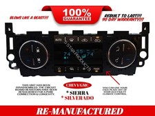2012-2014 Chevrolet GMC Sierra Silverado A/C Heater Temperature Climate Control picture