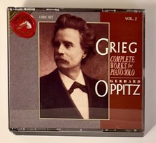 Edvard Grieg Complete Works for Piano Solo Gerhard Oppitz 4 CD Set picture