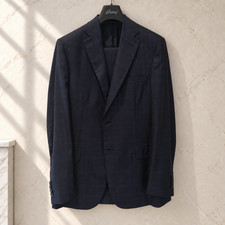 NWT Brioni Brunico Super 200’s Wool Suit Size 50R Navy Made in Italy picture