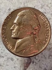 1954-S  Jefferson Nickel AU Uncirculated San Francisco Mint picture