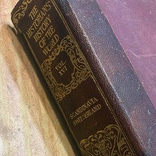 Historian’s History Of The World XVI Scandinavia Switzerland 1904 OLD BOOK ANTIQ picture