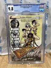 Cheerleaders from Hell (1989) #1 NM 9.8 CGC WP Mark Bloodworth Cover Pop 3 picture