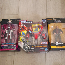 Hasbro Marvel Legends Deadpool & Wolverine + Transformers Blaster 3 Figure Lot picture