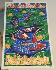 Jim Pollock Phish WaterWheel Foundation Flood Recovery Benefit SPAC Poster Print picture