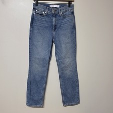 AYR The Yes Yes Yes Leisure Jeans SIZE 26 Medium Wash Straight Stretch Denim EUC picture