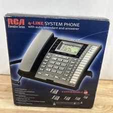 RCA 4-Line Executive Series Expandable System Phone Office 25415RE3 Multi Line picture