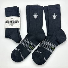 BOMBAS 3 pairs Men's All-Purpose Performance Calf Socks Running Hex Tec Size L picture