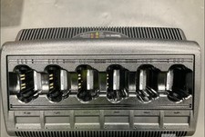 New In Box Motorola WPLN4121BR Impres 6 Bay Bank  Battery Charger w/ Display OEM picture