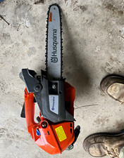 Husqvarna 435 Gas Chainsaw w/ Chain Brake, Orange/Black/Gray picture