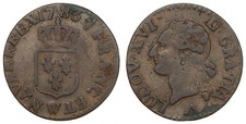 France - Liard 1783 W - Louis XVI picture