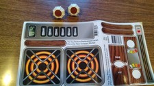 Little Tikes Kitchen Replacement Parts Lot of 2 Knobs and decals picture