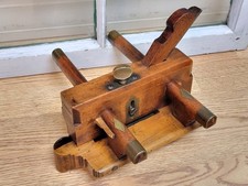 Antique H.A. Hobday Tool Merchant Chatham English Wedge Arm Plow Hand Plane 19 c picture