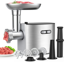 Picadora de carne eléctrica de acero inoxidable, 2600 W máx., con certificación picture