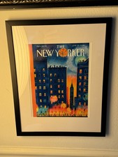 Framed Print Of New Yorker Magazine Cover Ny Knicks Comeback Issue June 22 2026 picture