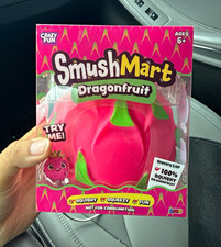 RMS SmushMart Dragonfruit Squishy Squeeze Toy Pink/Green Ages 6+ picture