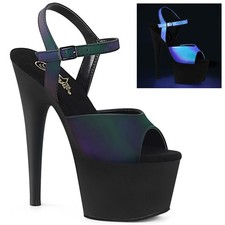Pleaser 7 Inch Heel Ankle Strap Sandal Adore 709Refl High Platform picture