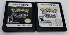 Pokémon Black And White Version Nintendo DS Authentic Lot Of 2 Games Tested picture