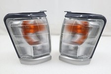 Pair Front Turn Signal Corner Lights Chrome Fits~Toyota Hilux LN145 1997~2001 picture