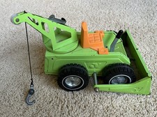 VINTAGE 1970's NYLINT ROAD CONSTRUCTION PLOW DOZER TOY TRACTOR CAT Rare Nice USA picture