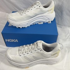 Hoka One U Mafate Speed 2 White Lunar Rock Men's Size 8.5 NIB 1126851-WLRC picture