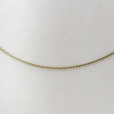Solid 14k Gold Serpentine S Link Chain Necklace 19in Balestra Italy picture