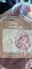 Vintage San Marcos Baby Blanket New In Bag Soft Blanket picture