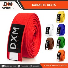 DXM Sports Taekwondo Karate Belt Martial Arts Uniform Ranking Belts Kids Adult picture
