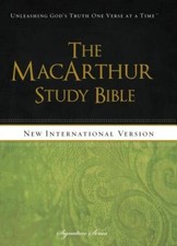 NIV, The MacArthur Study Bible, Hardcover (Signature) - Hardcover - ACCEPTABLE picture