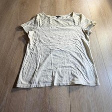 Talbots Women's Cream and White Blouse picture