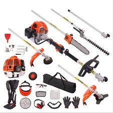 VEVOR 52CC 6‑in‑1 Gas Trimmer Set – Hedge, Saw, Weed & Brush Cutter picture