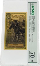 2025 Oklahoma 1 Goldback PMG 70 *ALPHA SERIES* (Perseverantia-Perseverance) picture