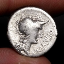 Sulla Denarius 82BC Ancient Roman Republic Dictator Silver Coin Torquatus picture