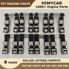 RACING RETROFIT SOLID ROLLER LIFTERS/TAPPETS FOR SBC CHEVY/GM 265-400 LINK BAR picture