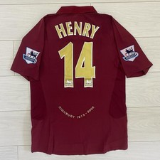 Arsenal 2005/06 Highbury Home Jersey Henry #14 BNWT O2 Premier League picture