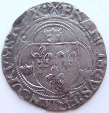 France Grand Blanc By The Crown Francois I 1515-1547 Duplessy 835 Billon picture