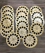 View-Master Vintage 3D Reels Lot Disney Mickey Donald Transformers Ghostbusters picture