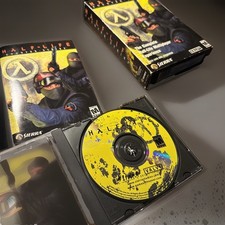 VTG Half Life Counter-Strike PC 2000 Sierra Big Box Game Valve Orig Box Manual picture