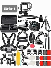 50 in 1 Accessory Kit For GoPro 13  12, 11 10 9  DURABLE  Kit Bundle Bike Chest picture