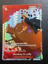 One Piece TCG  Monkey D. Luffy Gift P-001 Collection 2023 Promo Card Foil picture