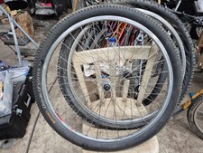 Vintage Shimano XT M737 and Bontrager Weinmann BCX Rim Wheelset - Butted Spokes picture